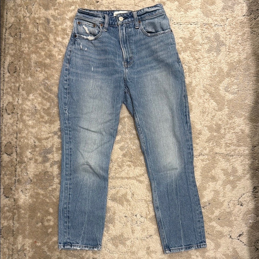 Abercrombie High Rise Mom Jean